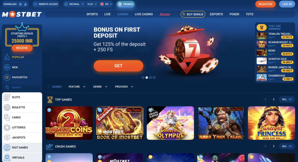 mostbet ethereum casino