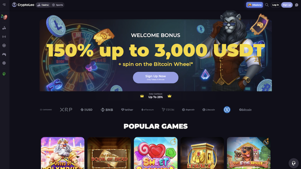 cryptoleo crypto casino