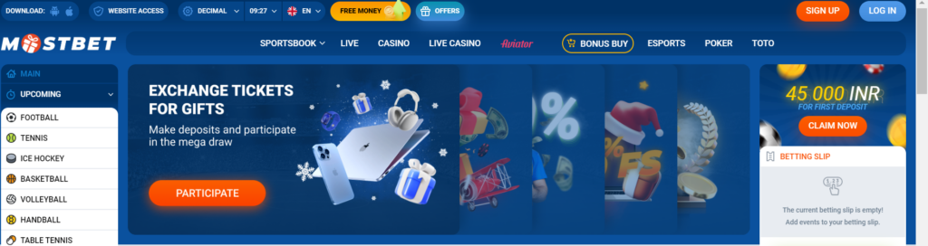 mostbet bitcoin casino