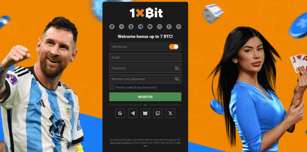 1xbit crypto casino account