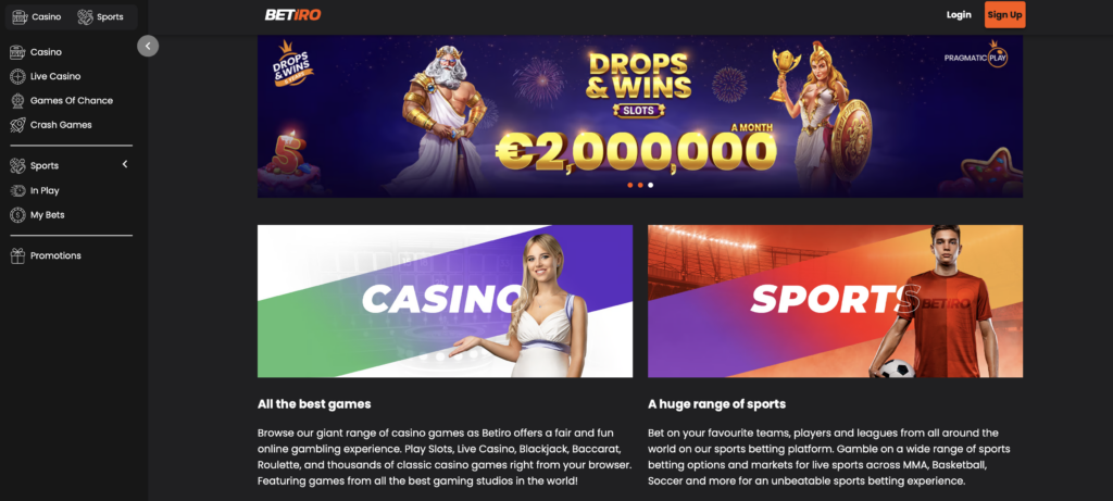 betiro crypto casino