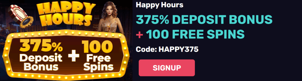 Kats Casino Happy Hours Bonus