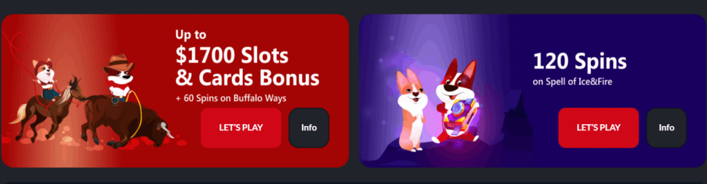 Red Dog Casino new bonuses