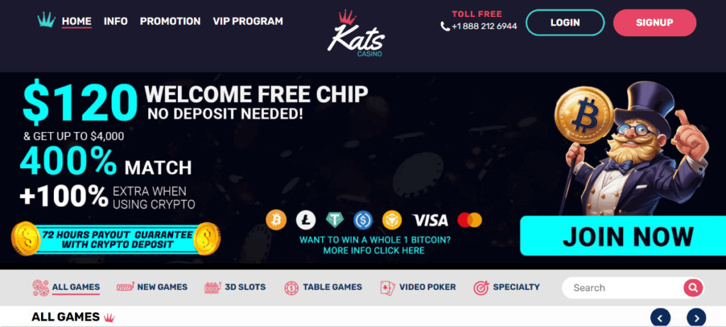 Kats Crypto Casino