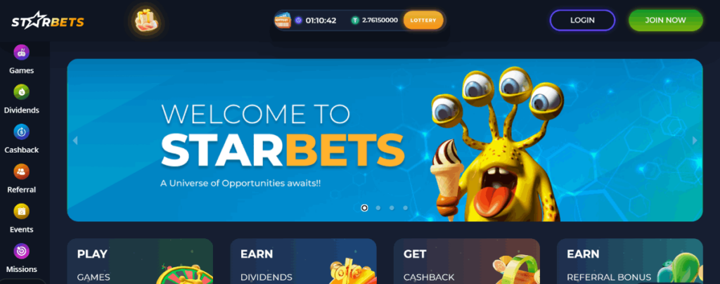 StarBets crypto casino