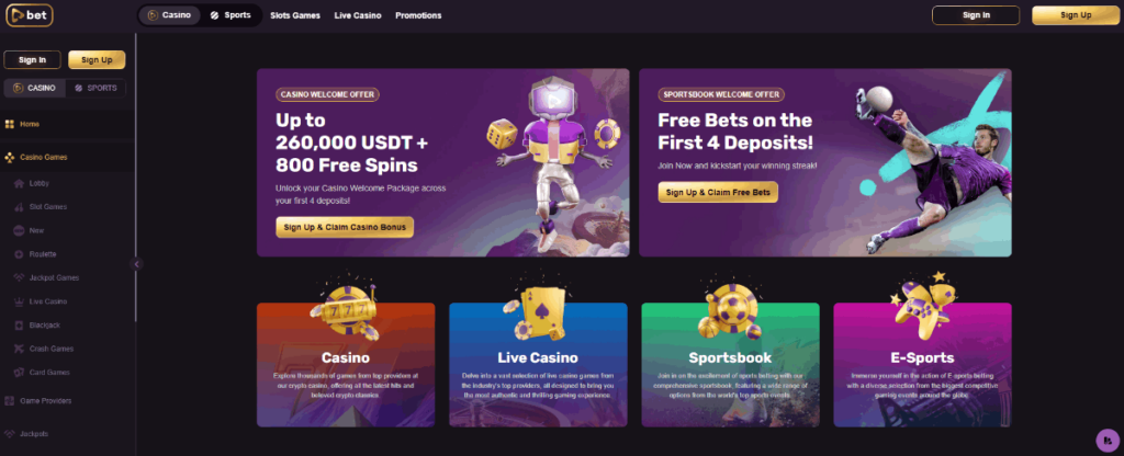 Playbet.io Crypto Casino