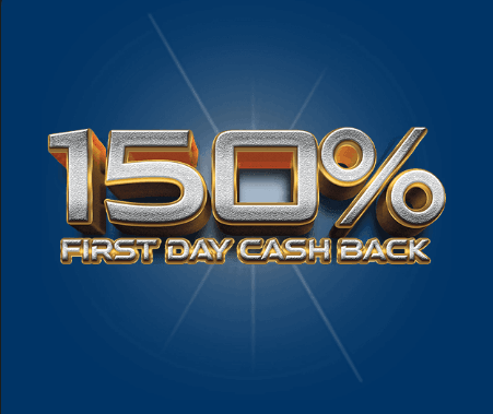 Kudos Casino 150% cashback